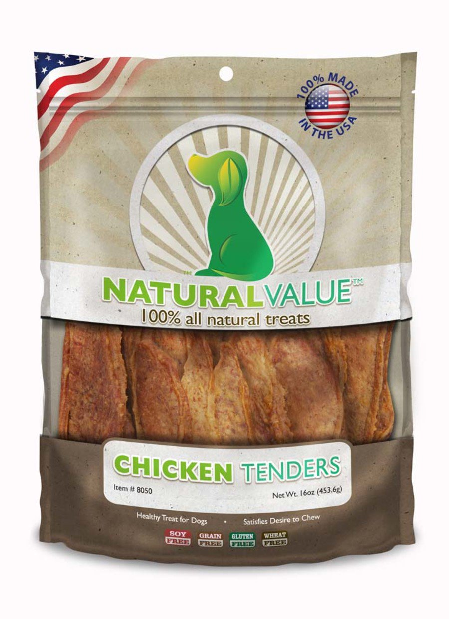 Loving Pets Natural Value Chicken Tender Dog Treat 14-oz