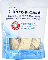 Ceva Clenz-a-dent Rawhide Dental Dog Chews Large 30 Count 12.8-oz