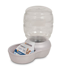 Petmate Replendish Automatic Dog & Cat Gravity Water with Microban Pearl Silver Grey Medium