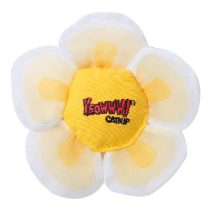 Yeowww! White Daisy's Flower Top Catnip Cat Toy