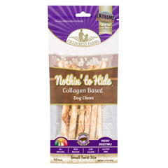 Fieldcrest Farms Nothin' To Hide Small Twist Stix Dog Treat Bacon 10 Count