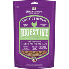 Stella & Chewy's Stella's Solutions Freeze-Dried Raw Digestive Support Cat Food Cage-Free Chicken Recipe 7.5-oz