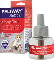 Ceva Feliway MultiCat Calming Pheromone Diffuser 30 day Refill for Cats 1 Count