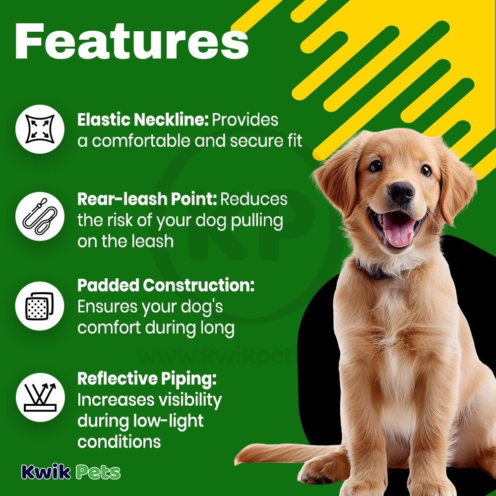 Features of EasySport Comfortable Dog Harness Orange Small