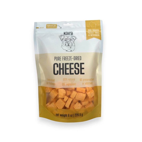 Koira Freeze-Dried Cheese Dog Treats 8-oz, Kwik Pets