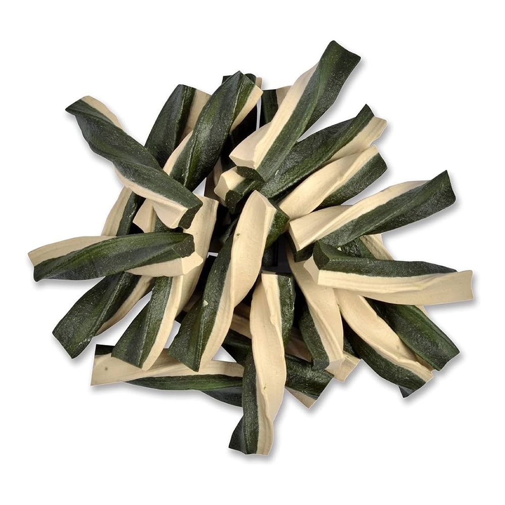 Dingo Dental Spiral Treats Parsley and Peppermint Dental Stick For Dog 5 in. 7 ct, Dingo