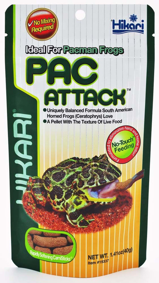 Hikari USA Packman Frog PAC Attack Wet Food 1.41-oz, Hikari