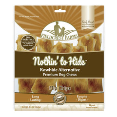 Fieldcrest Farms Nothin' To Hide Flip Chips Dog Treat Peanut Butter 8 Count