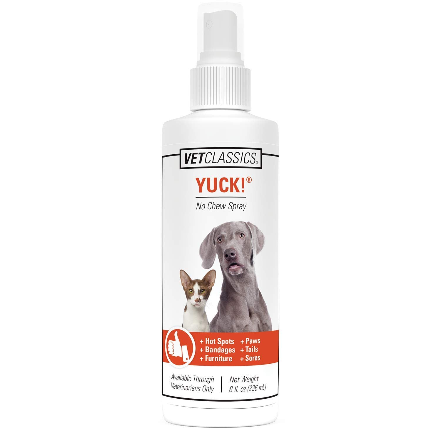 VetClassics YUCK! No Chew Dog & Cat Spray 8-oz