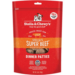 Stella & Chewy's Freeze-Dried Raw Dinner Patties Dog Food Stella’s Super Beef 25-oz