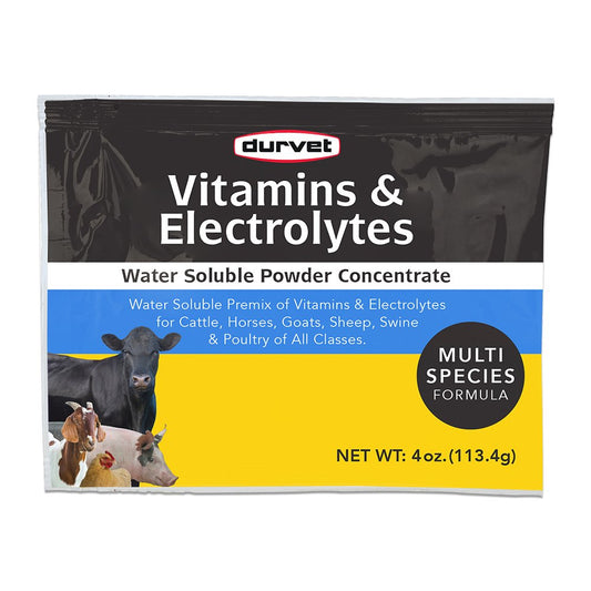 Durvet Vitamins & Electrolytes Conc. 4-oz, Durvet