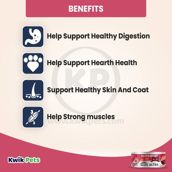 Benefits of Natural Balance Pet Foods Original Ultra Canned Wet Cat Food Salmon 5.5-oz
