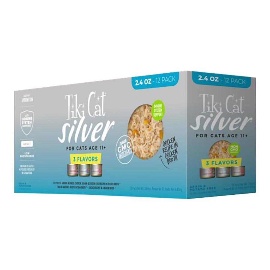 Tiki Pets Cat Silver Variety Pack Wet Cat Food