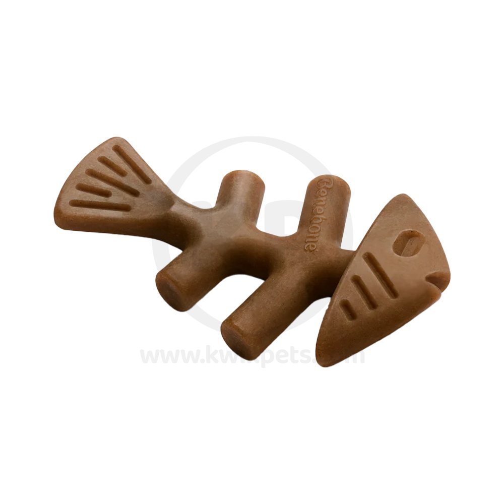 Benebone Jack Salmon Fishbone Dog Chew Toy Small, Kwik Pets