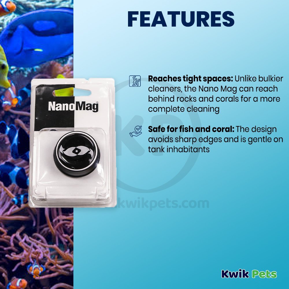 Two Little Fishies NanoMag Window Cleaning Magnet, Kwik Pets