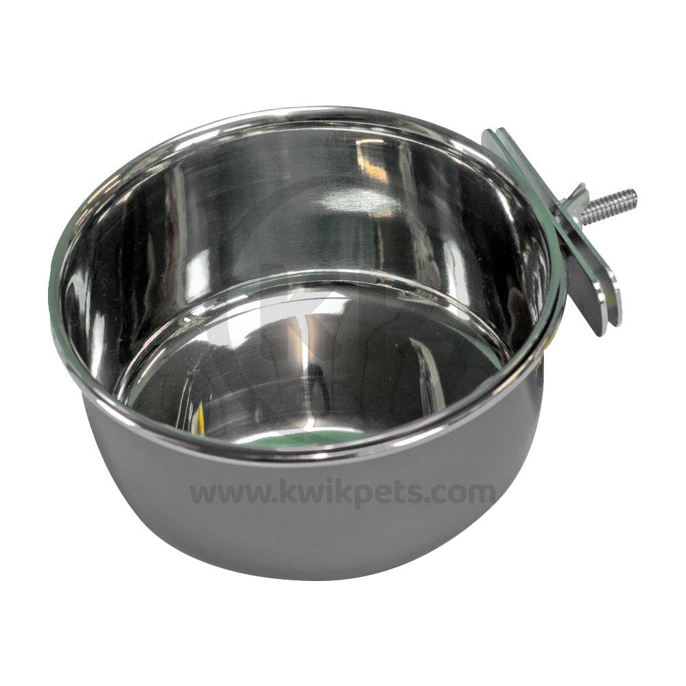 Stainless Steel Bird Coop Cup with Bolt Clamp
