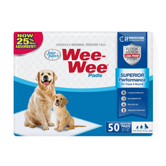 Four Paws Wee-Wee Superior Performance Dog Pee Pads 50 Count 22 in X 23 in