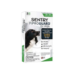 Sentry FiproGuard Flea & Tick Squeeze-on 0.135-oz 3 Count for Dog 23-44 lbs