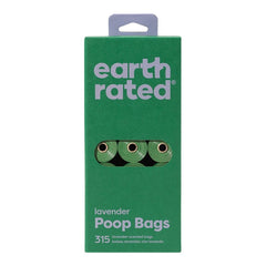 Earth Rated Lavender Scented Dog Poop Bag on Refill Rolls 315 Count