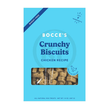 Bocce's Bakery Crunchy Biscuits Dog Treats Chicken 14-oz, Kwik Pets