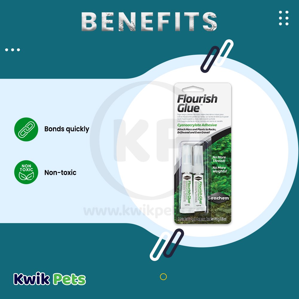 Seachem Flourish Glue Cyanoacrylate Adhesive Benefits