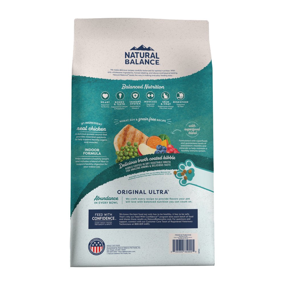 Details of Natural Balance Broth Coated Indoor Grain Free Dry Cat Food