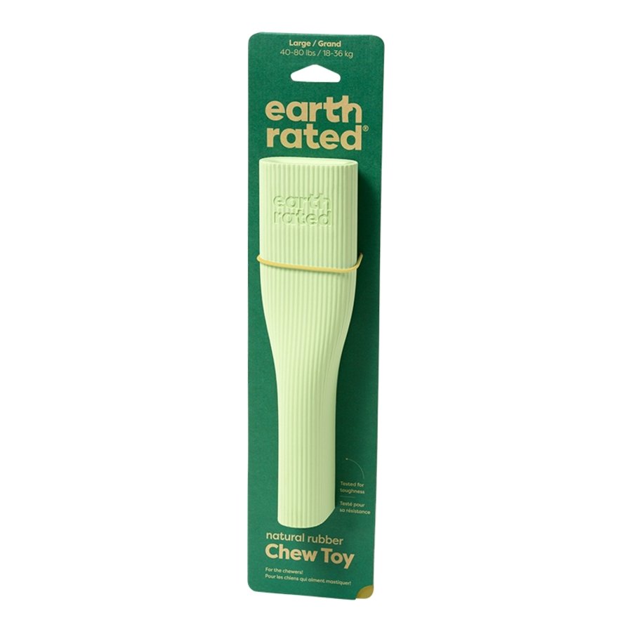 Earth Rated Natural Rubber Dog Chew & Enrichment Toy Green Large, Kwik Pets