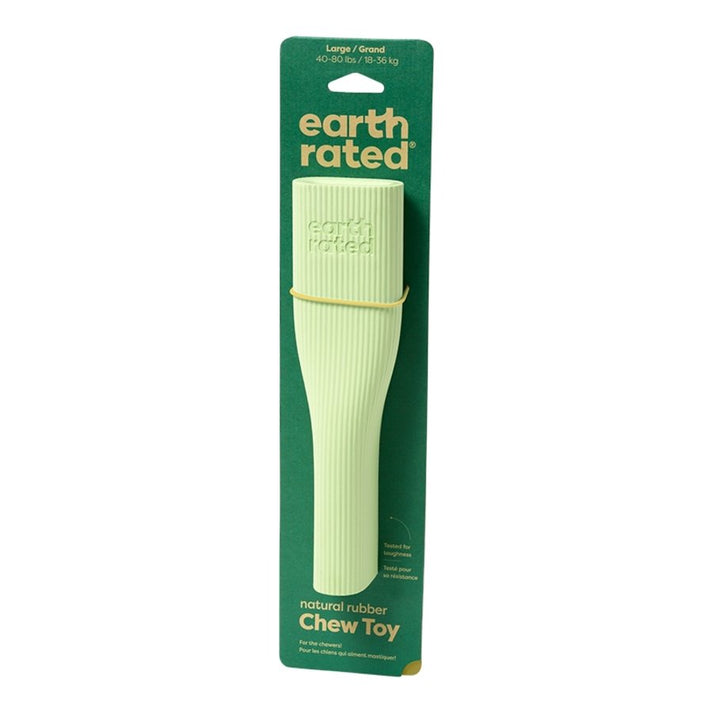 Earth Rated Natural Rubber Dog Chew & Enrichment Toy Green Large