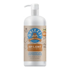 Grizzly Hip & Joint Support Liquid Supplement for Dogs & Cats 32-oz