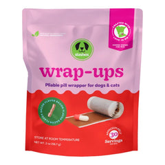 Stashios Wrap-Ups Pill Wrapper Treats for Dogs & Cats Bacon Flavor 30 Count 2-oz