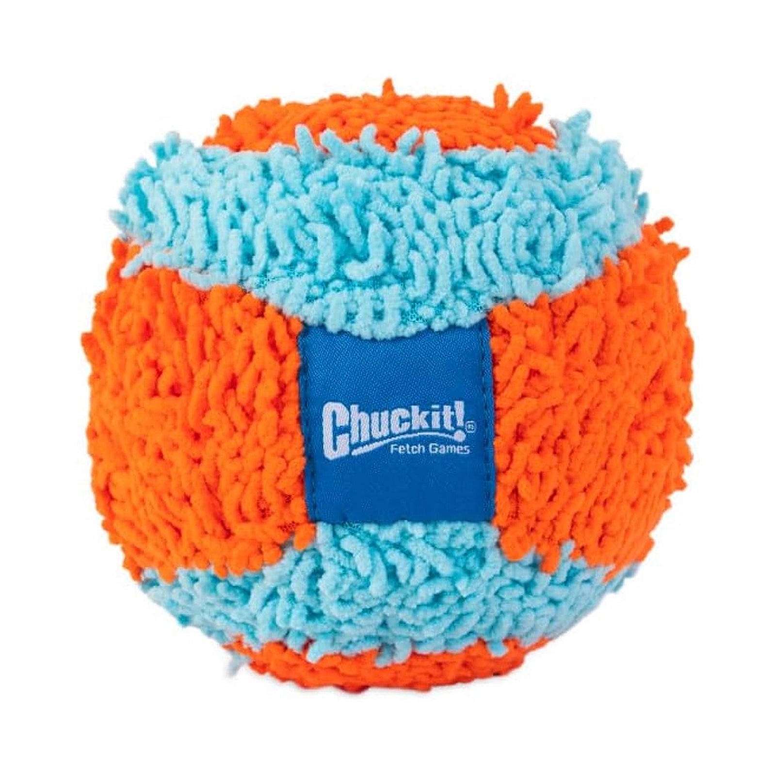 Image of Chuckit! Indoor Ball Dog Toy Blue/Orange Medium