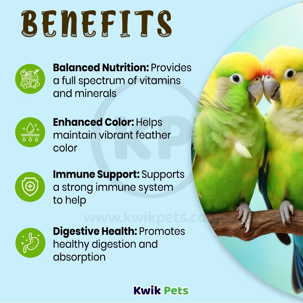 Benefits of Oasis Vita Drops Multivitamin Supplement for Small Birds 2-oz