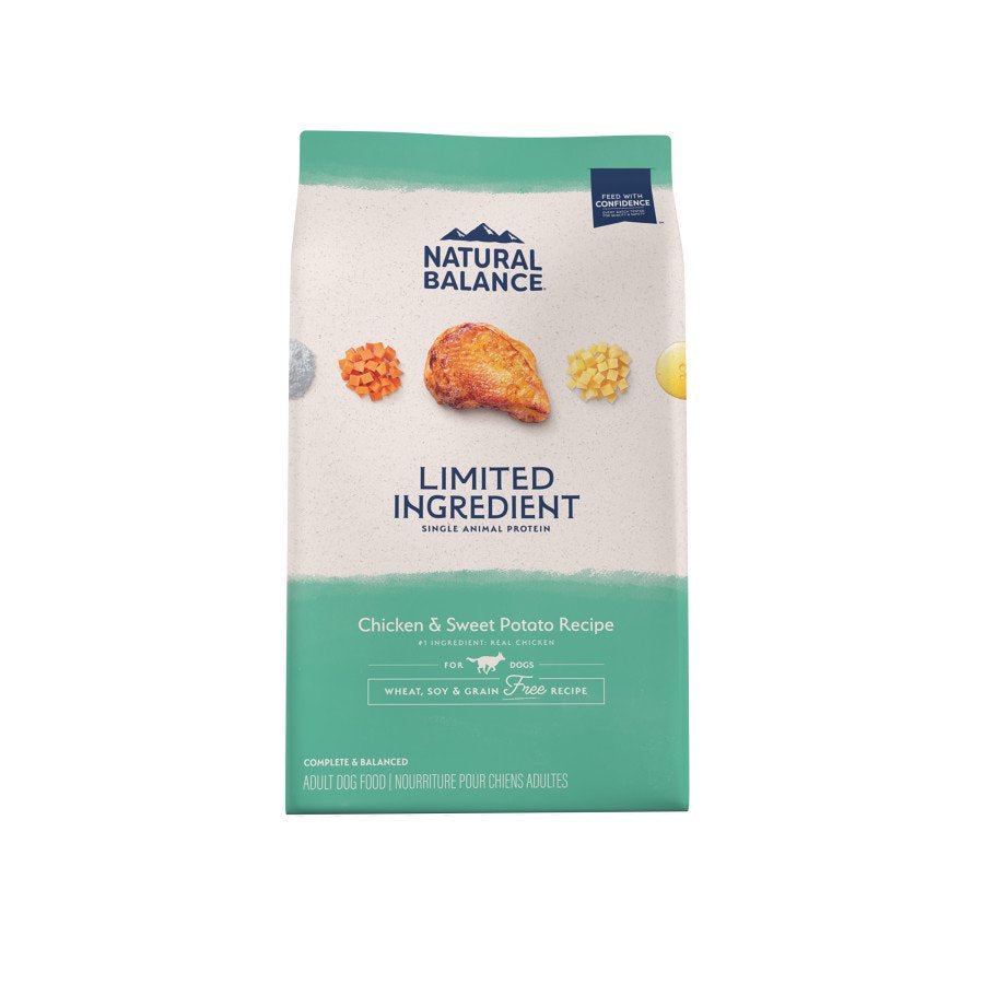Natural Balance Limited Ingredient Grain Free Adult Dry Dog Food Chicken & Sweet Potato 4-lb