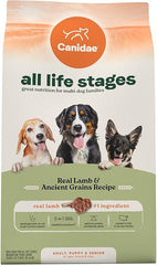 Canidae All Life Stages Dry Dog Food Real Lamb & Ancient Grains Recipe 5- lb