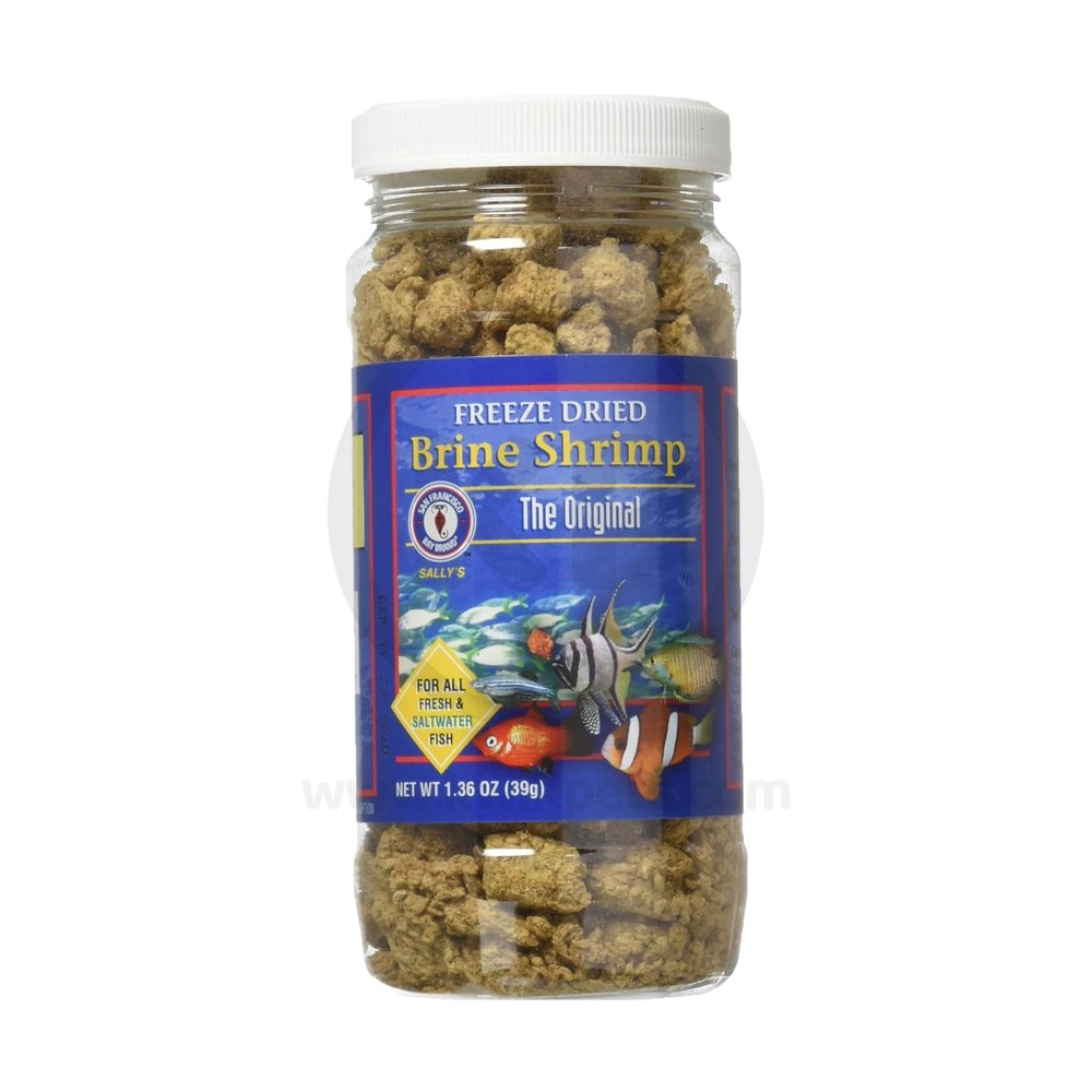San Francisco Bay Brand Freeze-Dried Brine Shrimp, 1.36-oz, Kwik Pets
