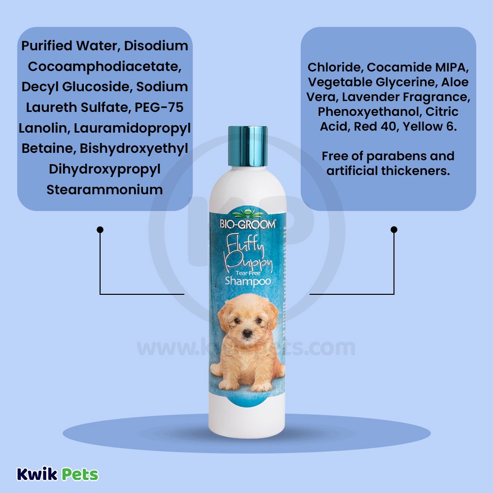 Bottle Image of Bio Groom Fluffy Puppy Shampoo 12-oz