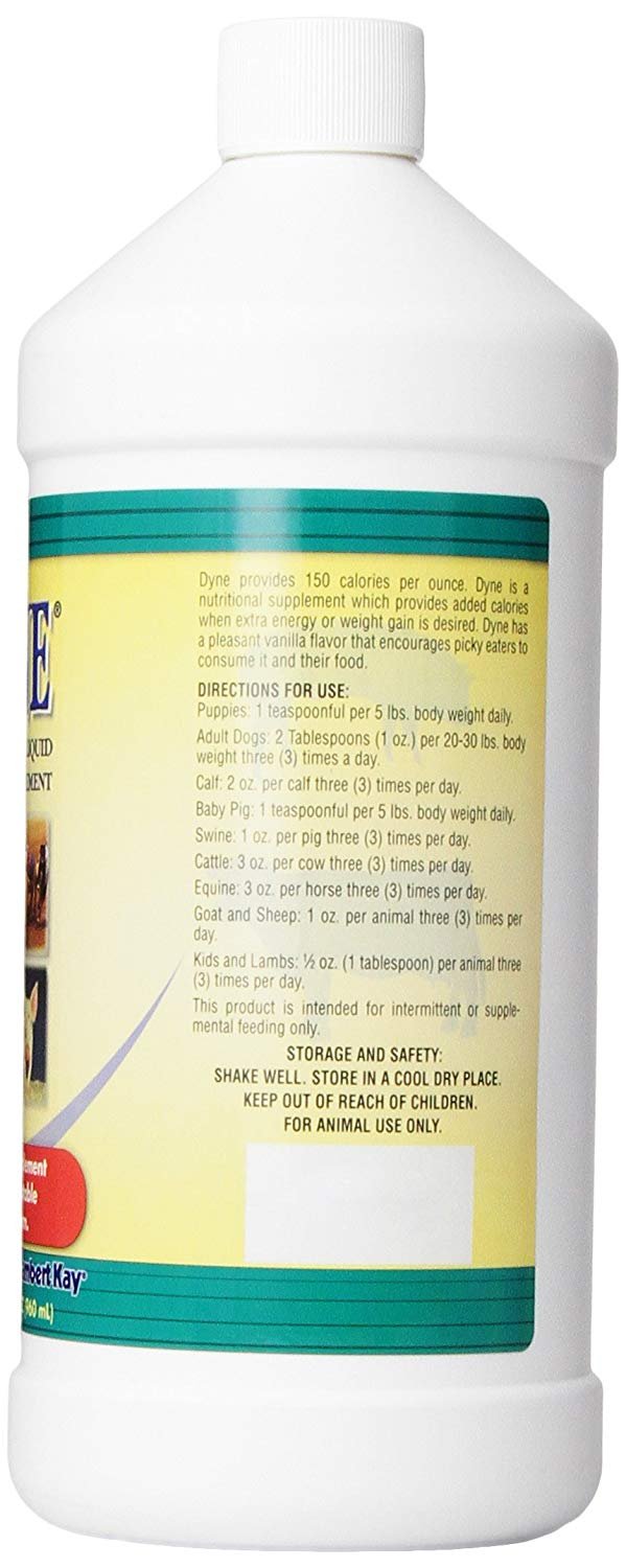 PetAg Dyne High Calorie Liquid Nutritional Supplement for Dogs & Puppies Vanilla 32-oz
