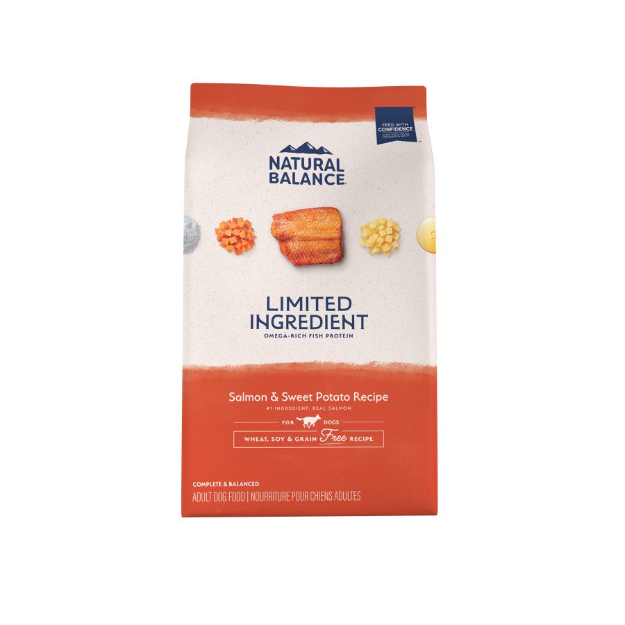 Natural Balance Limited Ingredient Grain Free Adult Dry Dog Food Salmon & Sweet Potato 4-lb