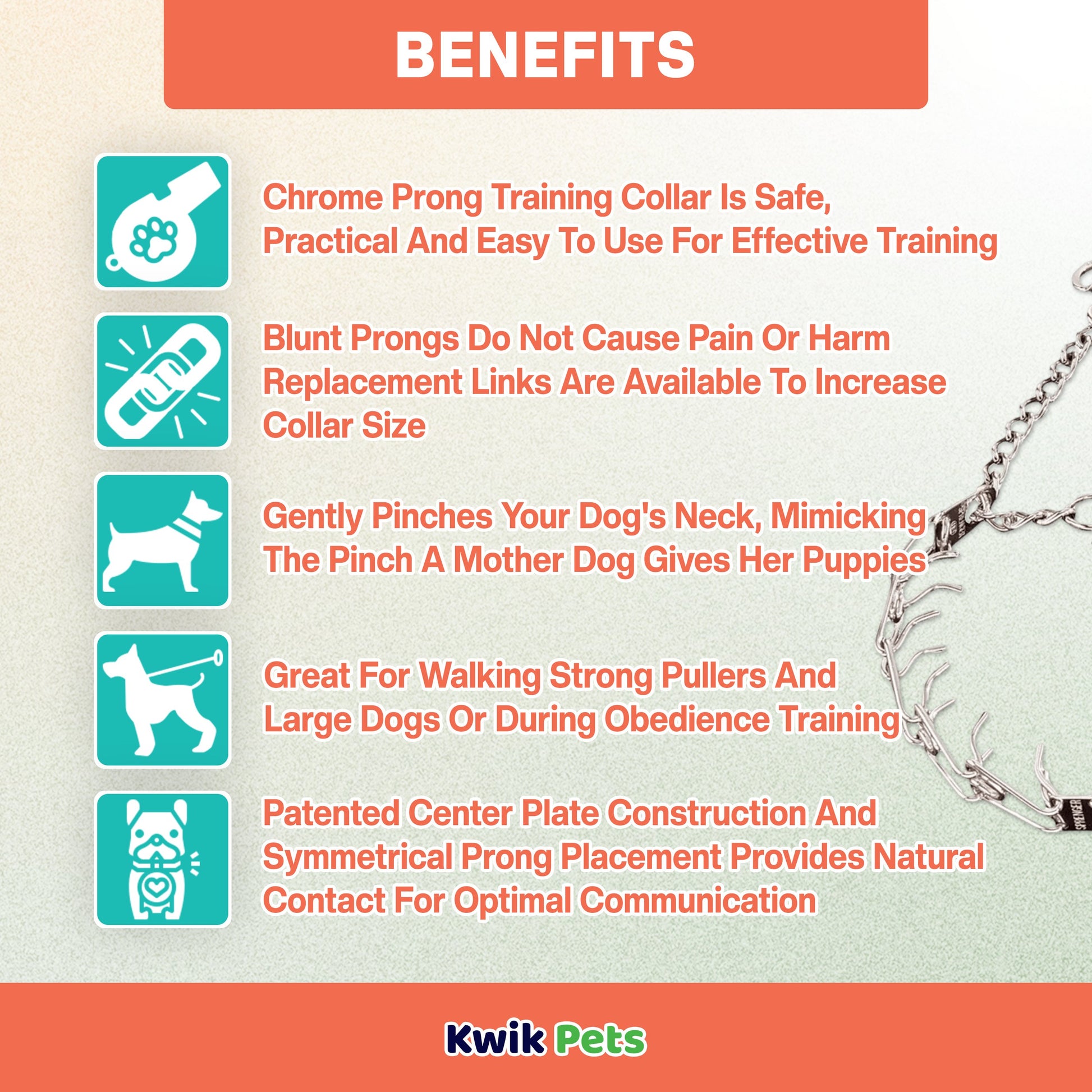 Herm Sprenger Ultra Plus Prong Training Dog Collar, Herm Sprenger