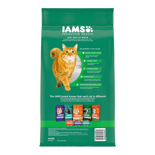 Details of IAMS Proactive Health Senior Dry Cat Food Chicken 7-lb