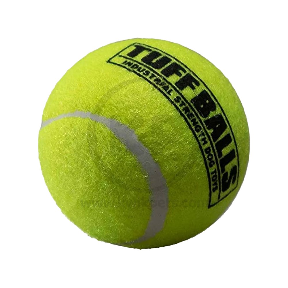 Petsport USA Tuff Ball Dog Toy Yellow 1.8-in, Kwik Pets