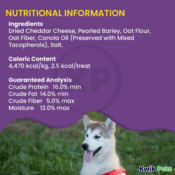 Cloud Star Tricky Trainers Crunchy Training Dog Treats Cheddar 8-oz, Kwik Pets