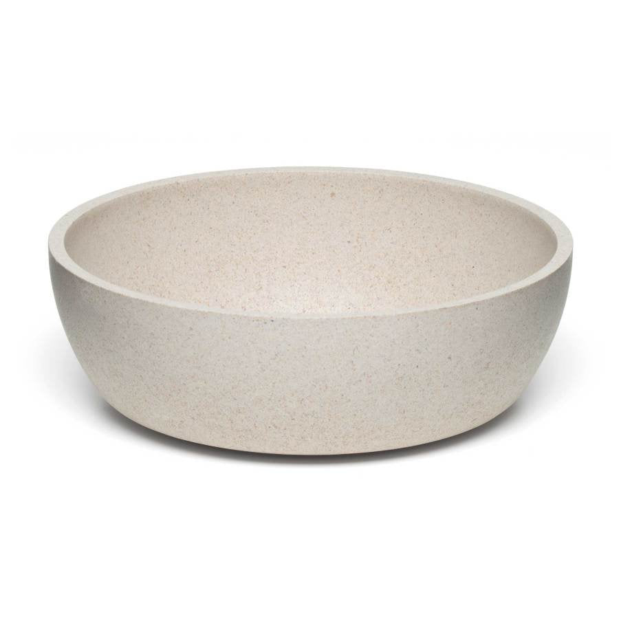 Loving Pets Dolce Bamboo Dog & Cat Bowl Oat Medium