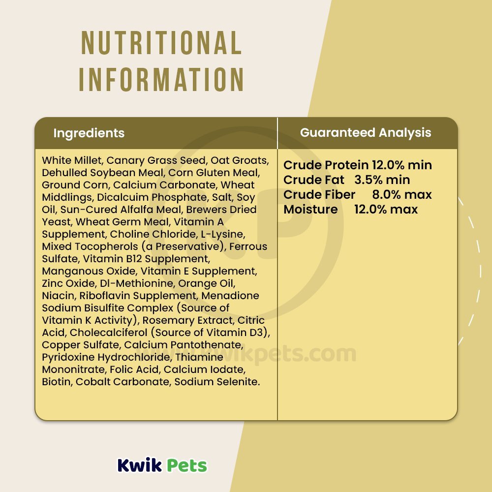 Kaytee Supreme Parakeet Food, 5-lb, Kaytee