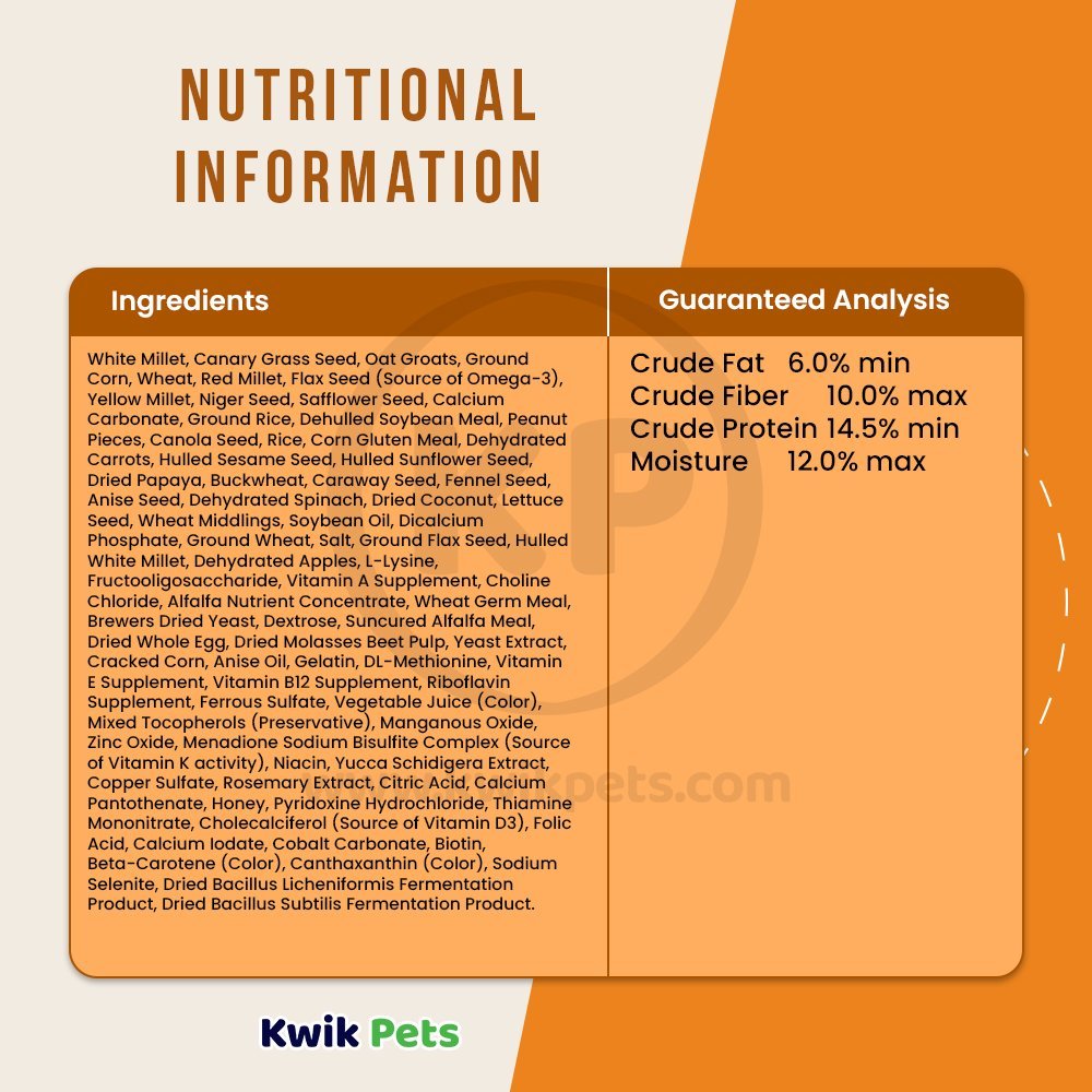 Kaytee Fiesta Parakeet Food 2 lb, Kaytee