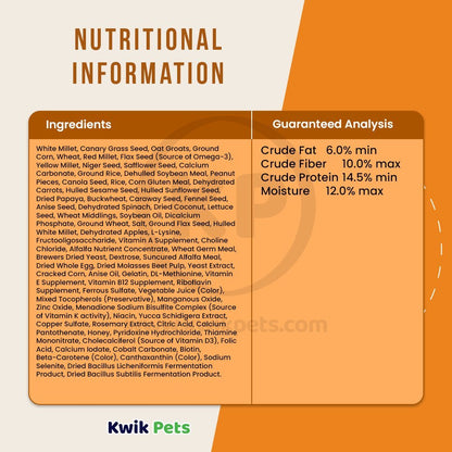 Kaytee Fiesta Parakeet Food 2 lb, Kaytee