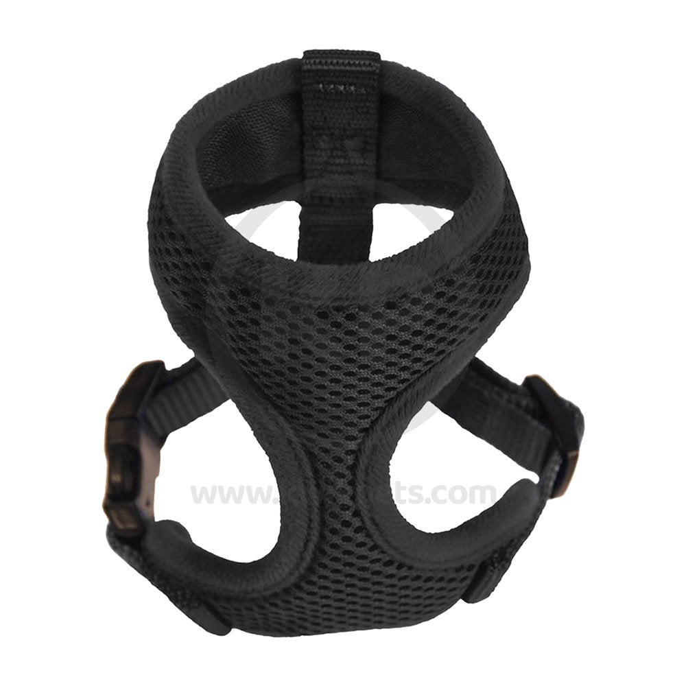 Back of Valhoma Chicken Harness Small Black