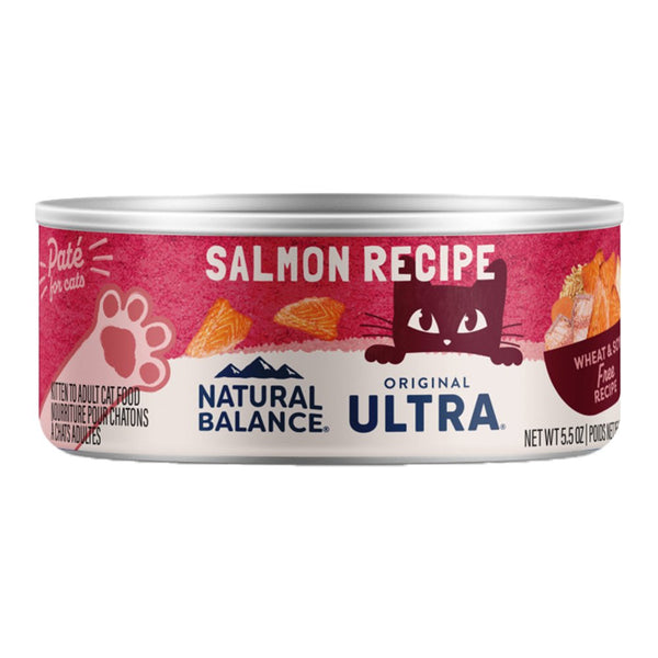 Natural Balance Pet Foods Original Ultra Canned Wet Cat Food Salmon 5.5-oz