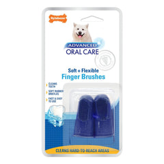 Nylabone Advanced Oral Care Dog Finger Brush 2 Count
