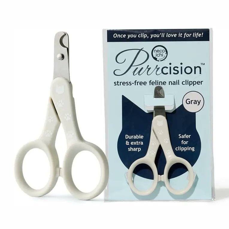 Necoichi Purrcision Feline Cat Nail Clippers Gray